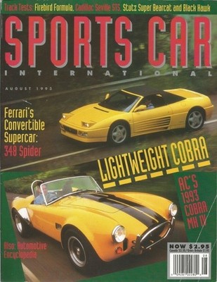 SPORTS CAR INTERNATIONAL 1993 AUG - COBRA Mk IV, STUTZ BEARCAT & BLACK HAWK