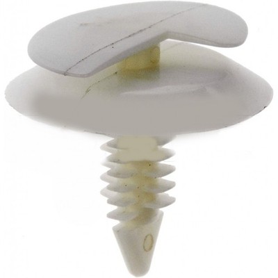 Panel Trim Retainer | Nylon | White Color | 0.938 Inches Fastener Head Diameter