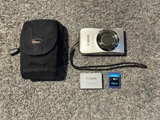 Canon PowerShot SD970 IS Digital ELPH Camera w/ Battery + 32GB SD - Tested Works