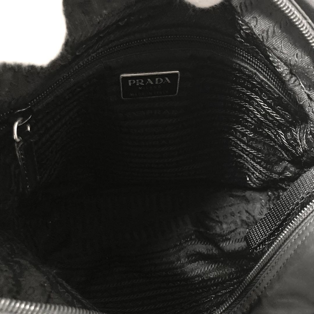 Good Condition PRADA Nylon Shoulder Bag Tote Bag Black thumbnail 3