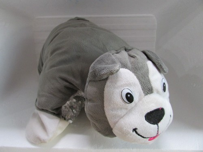 #ad #ad Flip a zoo friends plush 14quot;Husky to Sequin polar Bear $10.00