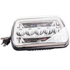 7X6/5x7 Spot Flood Combo Beam LED Headlight with Halo DRL For Ford F-150 Ranger