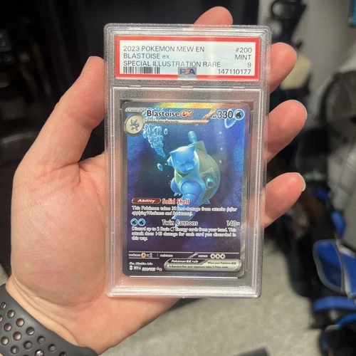 Blastoise ex 200/165 PSA 9 Special Illustration Pokemon 151 SV ENGLISH MINT