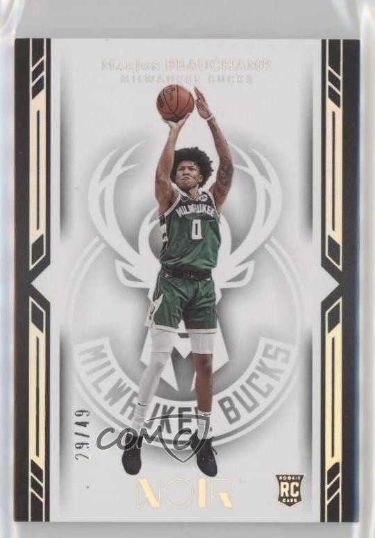 2022 Noir Rookies Icon Edition Holo Silver 29/49 MarJon Beauchamp Rookie RC 1u6