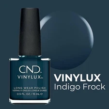 CND Vinylux Long Wear Nail Polish 5oz/15mL Indigo Frock
