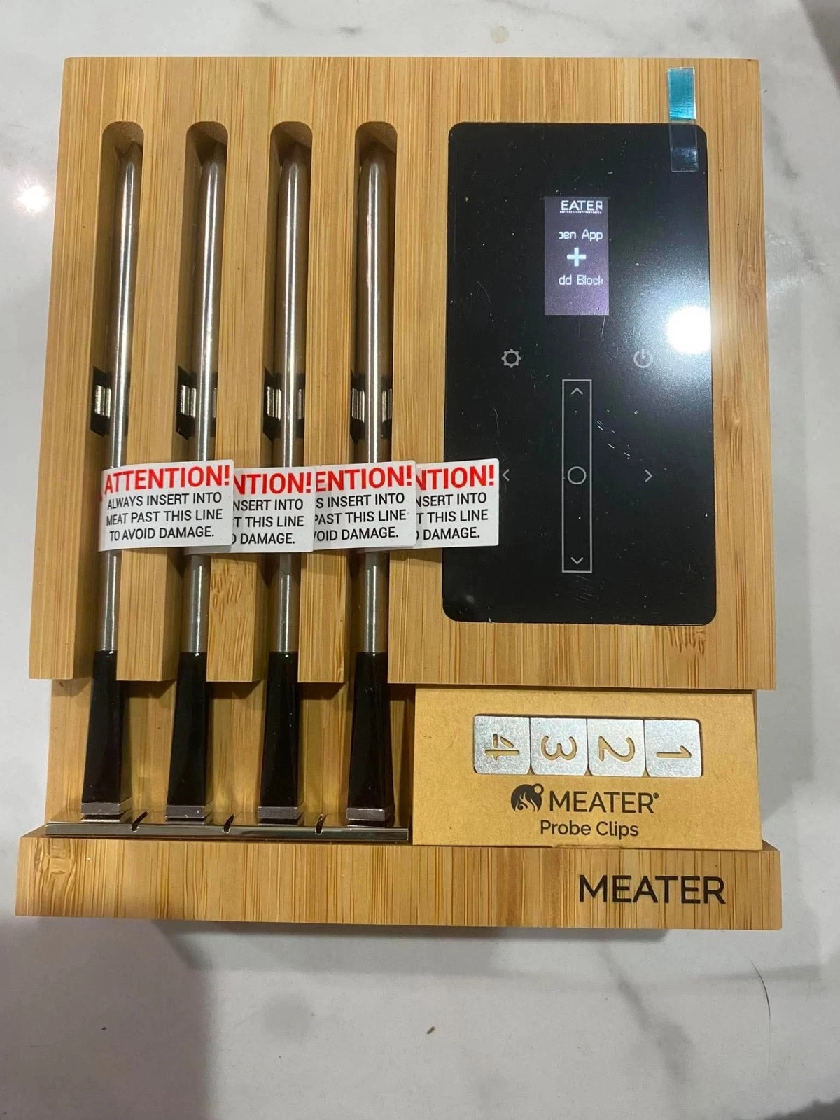 MEATER Block MT-MB01 4 Probes WI-FI Meat Wireless Smart Thermometer
Opens in a new window or tab