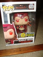 Funko Pop! Figura Bruja Escarlata Marvel Wanda Vision Pop #823 Brilla en la Oscuridad