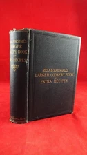 1894 MRS MARSHALL'S LARGER COOKERY BOOK, RECIPES, RECEIPTS, ILLUSTRATED, BINDING