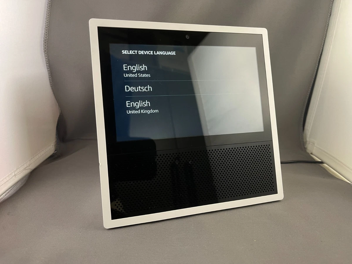 Amazon Echo Show (1st Generation) Alexa White Smart Speakers for