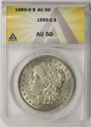 1889-O Morgan Dollar $1 AU 50 ANACS