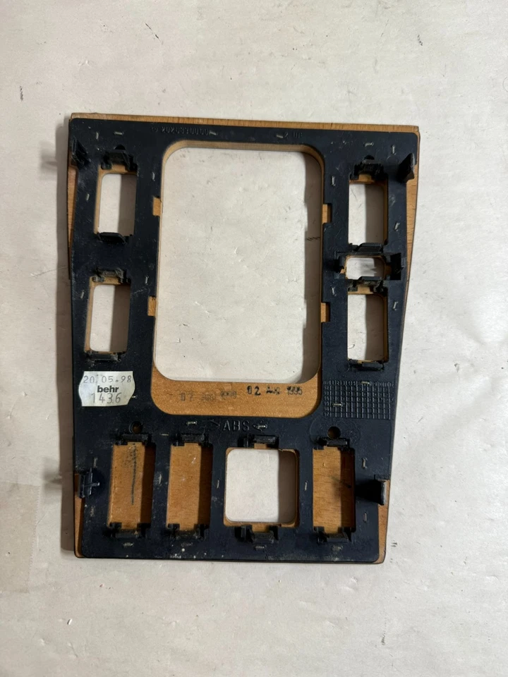 **Mercedes Benz W140 W202 S420 C220 500SEC Palanca de cambios de ventana Borde Bisel Madera Foto 3 de 4