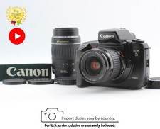 2 Lens MINT Canon EOS-5 Film Camera EF 28-80mm 55-200mm II USM Lens From JAPAN