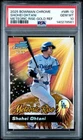 Shohei Ohtani 2025 Bowman Chrome Meteoric Rise Gold Refractor /50 PSA 10 #MR-12