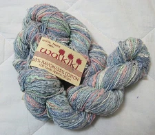 NEW Lot of 5 CRYSTAL PALACE YARNS hanks waikiki Rayon/Cotton blend DK color 2821