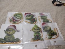 grinch christmas ornaments 6 Pack Bundle 2