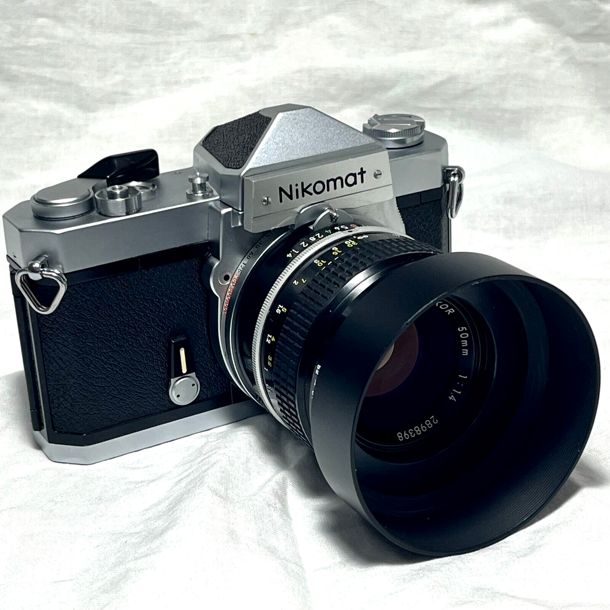 【L2197】 Nikon Nikomat FTN + 50mm 1.4 Nikon Nikomat FTN SLR Film Camera Nikkor 50mm F1.4 From