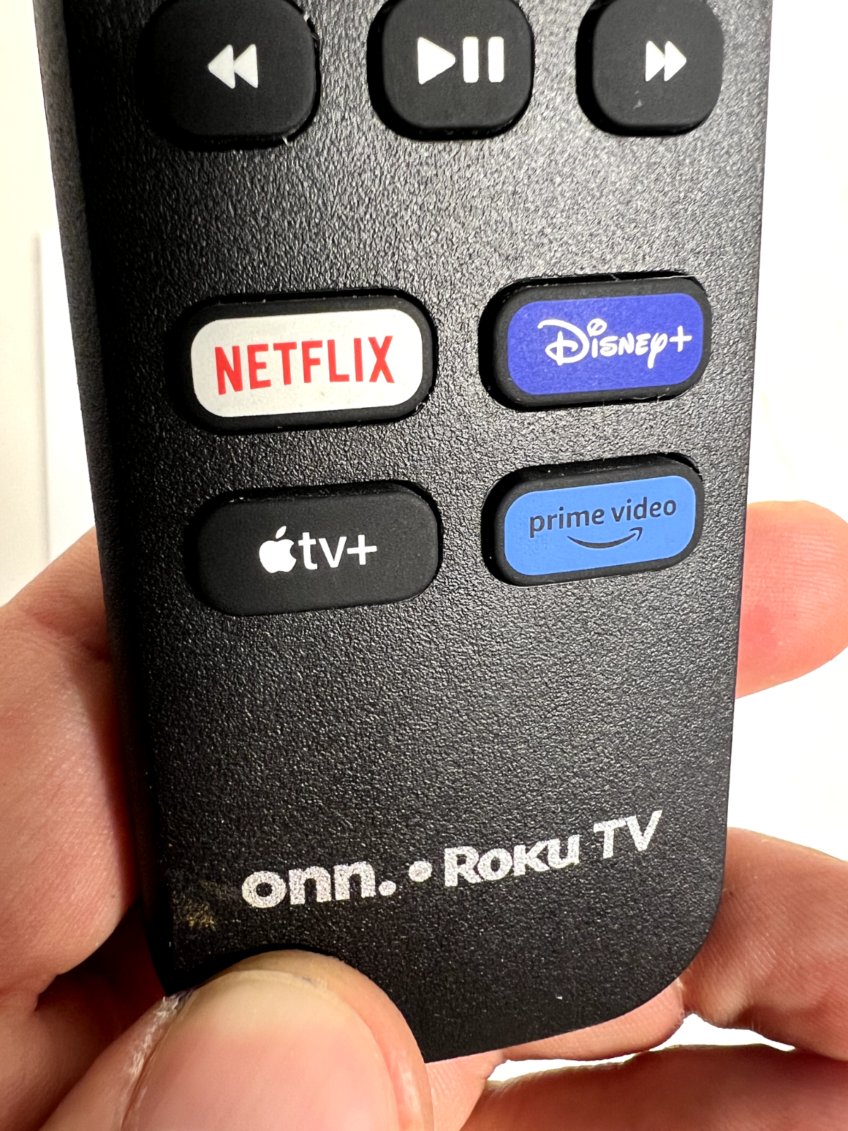 New ONN Roku TV Remote Control Netflix / Disney+ / Apple TV+ / Prime ...