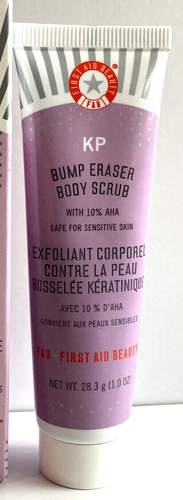 FIRST AID BEAUTY KP Bump Eraser BODY SCRUB Travel Size 1.0 OZ EXFOLIATE 10% AHA - 第 3/8 張圖片