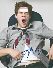 ADAM DEVINE SIGNED AUTHENTIC 'WORKAHOLICS' 8x10 PHOTO w/COA ACTOR COMEDIAN 