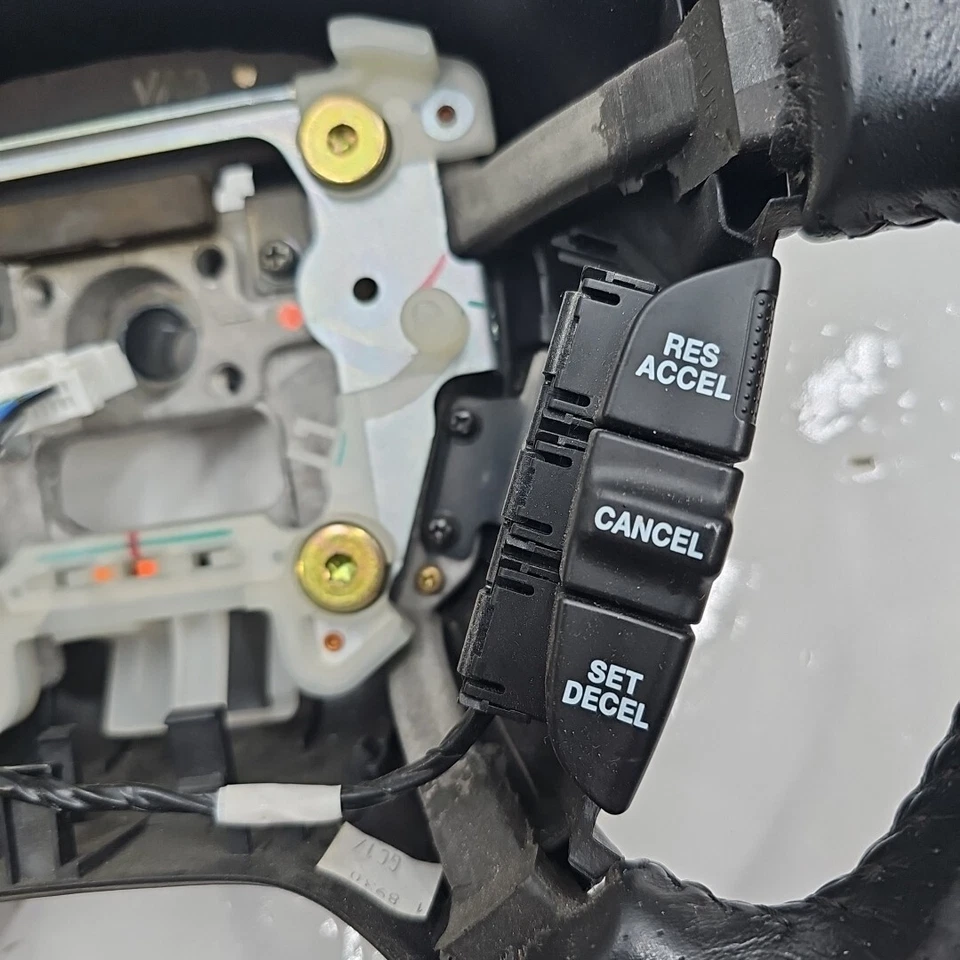 2003-2006 Acura MDX Steering Wheel Assembly Black OEM Cruise Sound Phone Control - Image 2 of 4