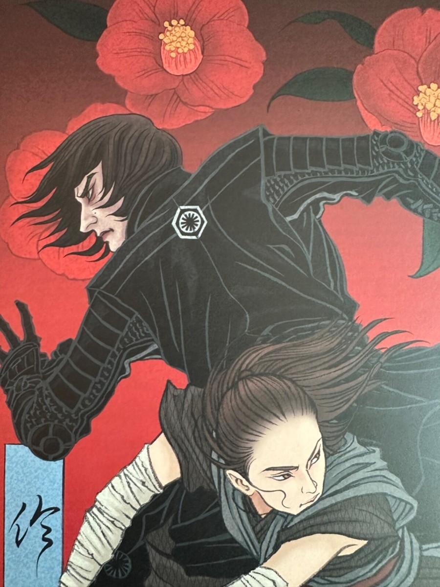 SWCJ Kylo Ren& Reyバッジ アートポスター SWCJ Kylo Ren& Reyバッジ アートポスター Star Wars