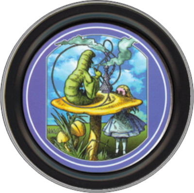 Stash Tins - Alice By: Mikio Kennedy 3.5'' Round Storage Container