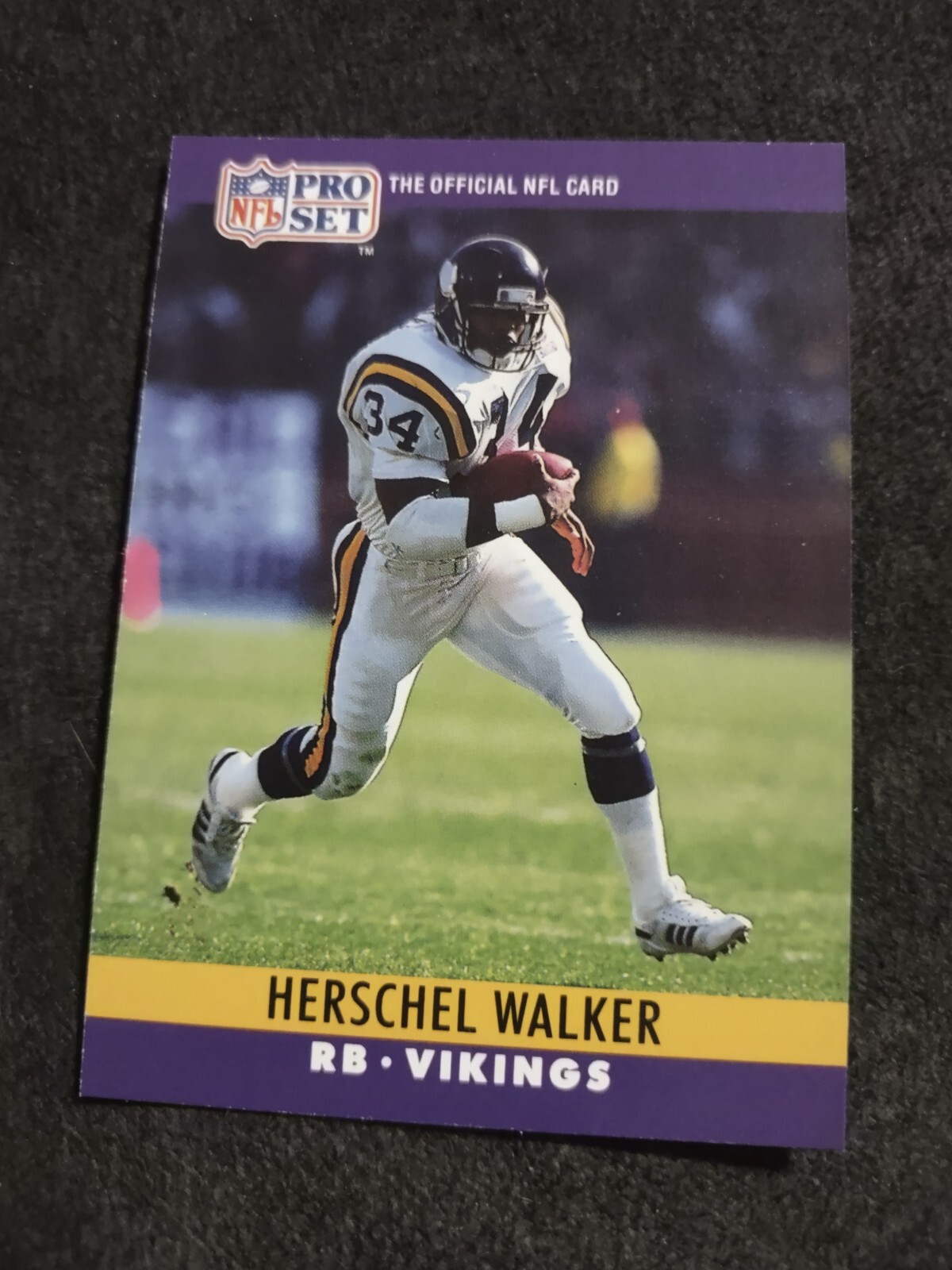 1990 Pro Set #197 HERSCHEL WALKER Minnesota Vikings Football Card