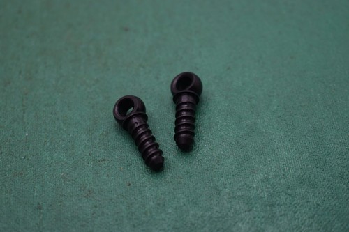 2pc set vintage hook style Sling swivel eyelet 1" OAL Stud custom sporting rifle