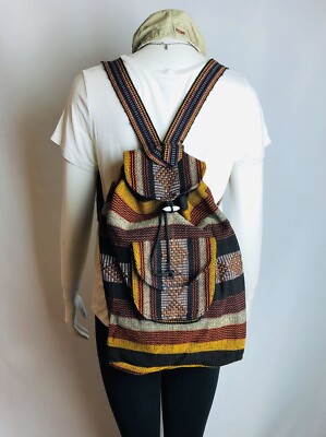 City backpack Mayan from Xela Light and practical Handmade 
