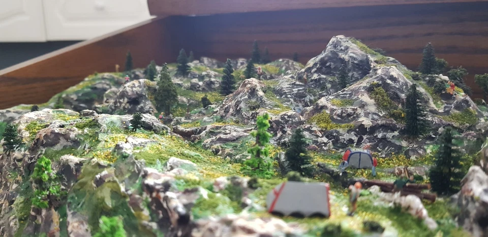 Highly detailed Z Gauge Model Railway and train by Mountain Lake Model Railways. - Image 2 of 4