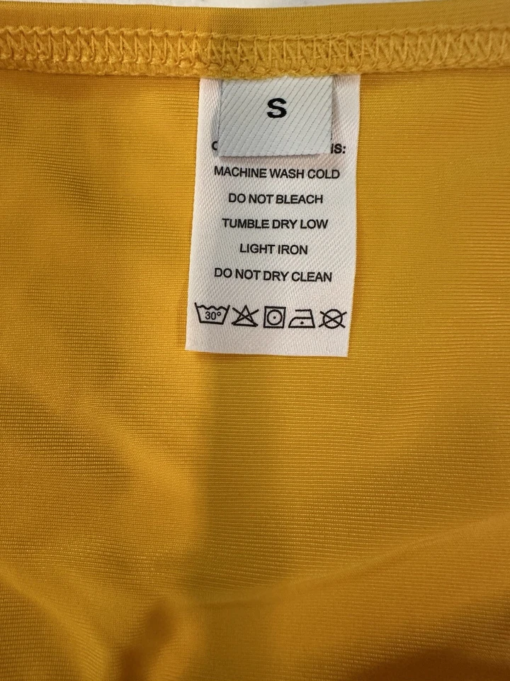 Tankini Cobertura Completa Naranja/Amarillo Pequeño 2 Piezas Floral Paisley Top Sujetador Estante Foto 4 de 4