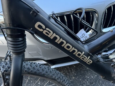 Rare Vintage Cannondale Super V 2000 - Matte Black - Tuned