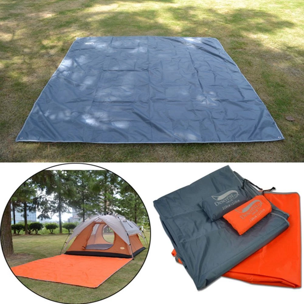 Mat for camping tent top