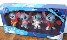 Disney 8.5" Stitch in Costume Plush Collector Set Of 4 Simba Pongo Sebastian