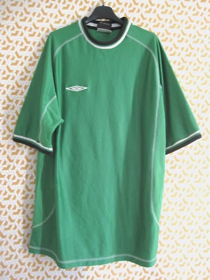 Maillot Umbro 2002 entrainement Vert irlande jersey vintage Shirt - XL - Photo 1/4