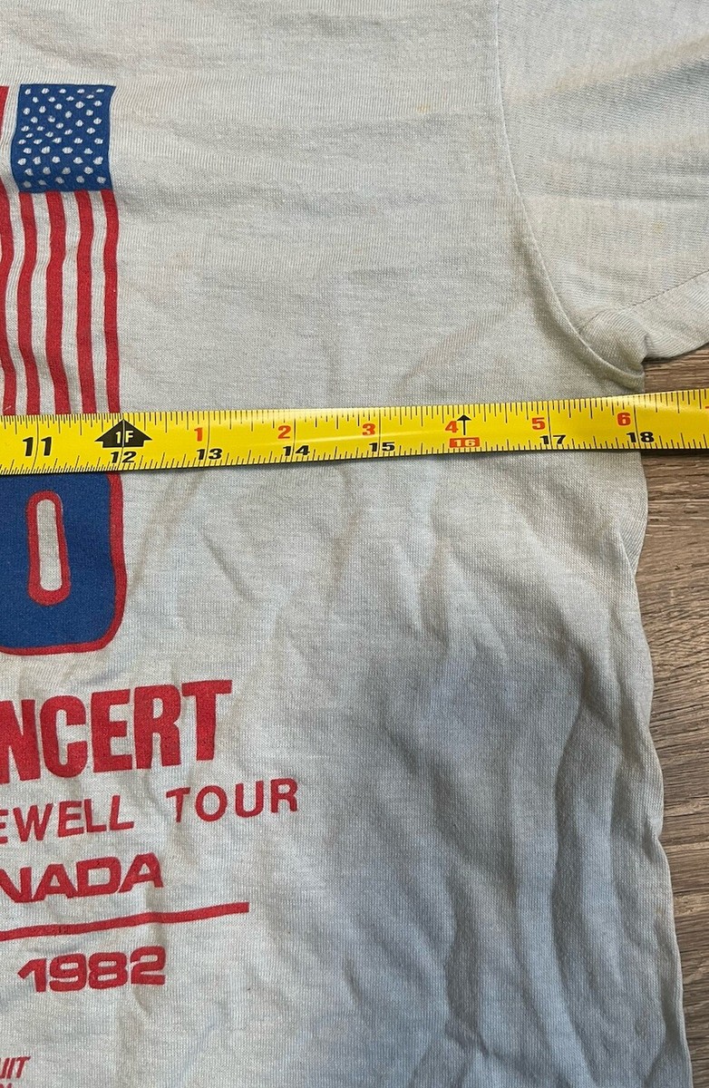 【vintageバンドT】THE WHO FAREWELL TOUR '82 Vintage 1982 The Who Final Concert T-Shirt Toronto Canada