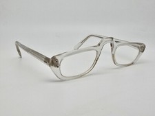 Diamond Plate 1423D Crystal Clear Frame 3.00 Lens Reading Glasses Japan 42mm