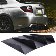 For Subaru Wrx Sti 2011-2021 Rear Diffuser 4 Fins Bumper Splitter Chin Spoiler