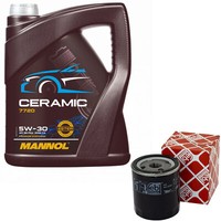 MotoröL Set 5W-30 5 Liter + ÖLfilter 32223 FüR Citroen Jumper C5 Peugeot 406 806