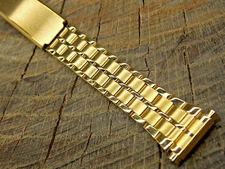 Hadley Roma Deployment Clsp Micron Plate Vintage NOS Unused Watch Band 12mm-15mm