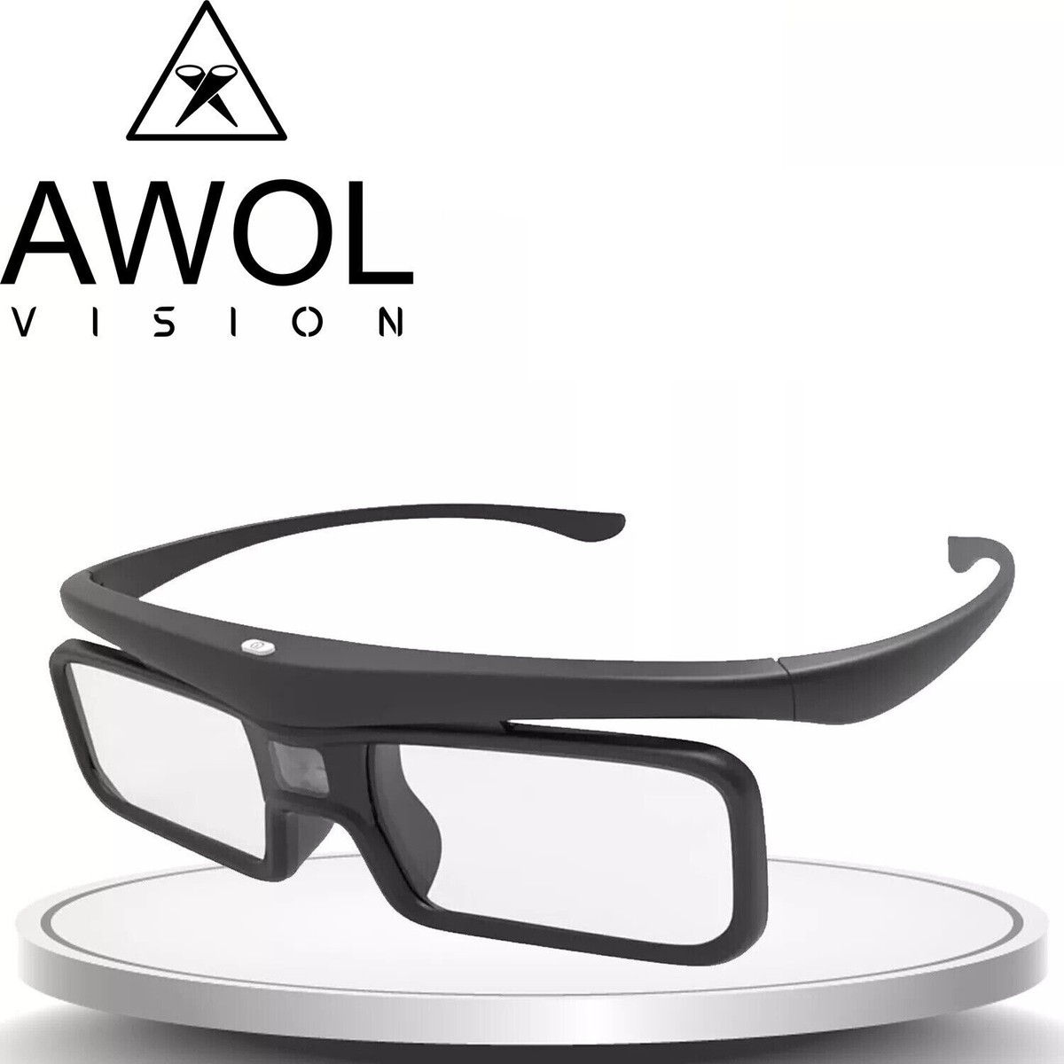 AWOL VISION DLP Link 3D Glasses Rechargeable Active Shutter