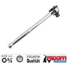 Umschalt Knarre Ratschen Schlüssel Industrie Ratsche 3/8" mit Drehteller C8426