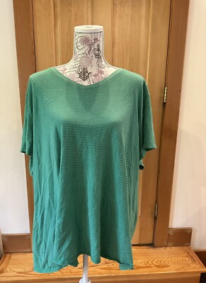 Hanes Plus Size Green T Shirt 5XL