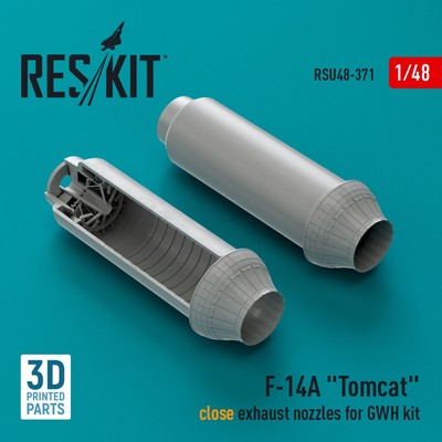 F-14A ''Tomcat'' close exhaust nozzles for GWH kit Scale 1:48 ResKit RSU48-0371