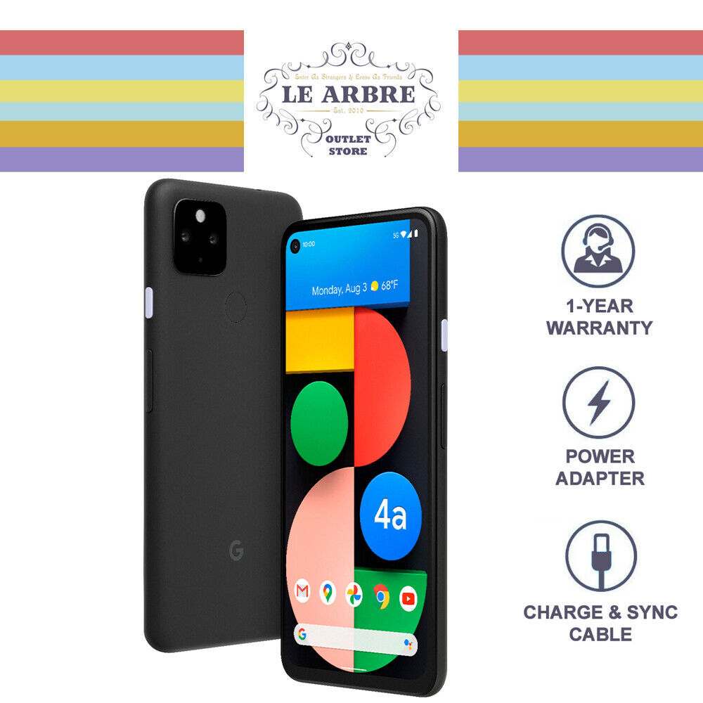 The Price of GOOGLE UNLOCKED ⭐ Google Pixel 4A 128GB JUST BLACK EXCELLENT ⭐ T-MOBILE AT&T VZW | Google Pixel Phone