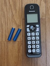 Panasonic KX-TGE663B Replacement - Handset Only -Cordless Black Telephone Batter