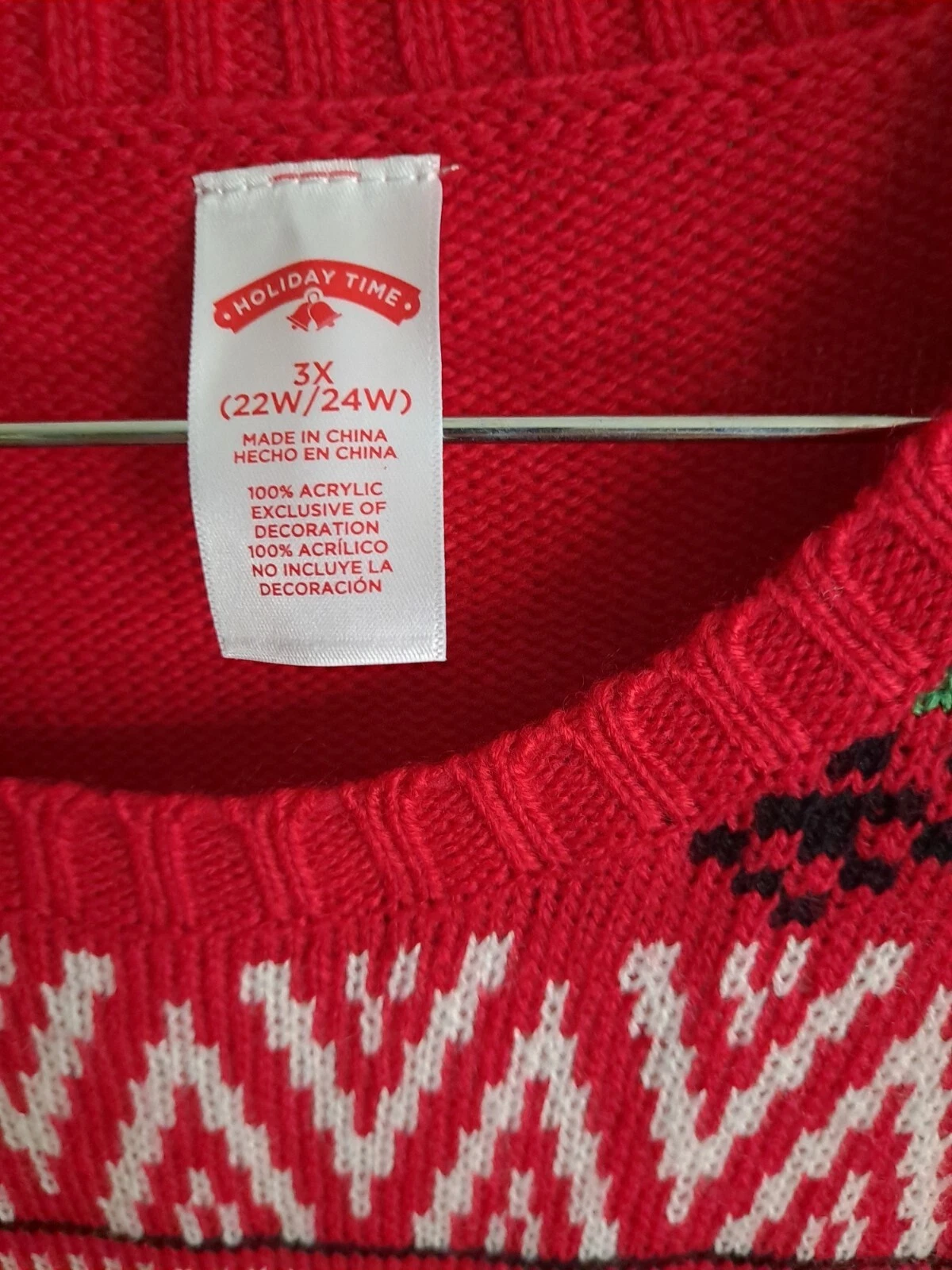 NWT LLAMA Holiday Time CHRISTMAS Ugly Sweater Size 3X