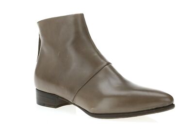 Alberto Fermani 258931 Womens Bellina Leather Low Heel Bootie Taupe Size 7 M