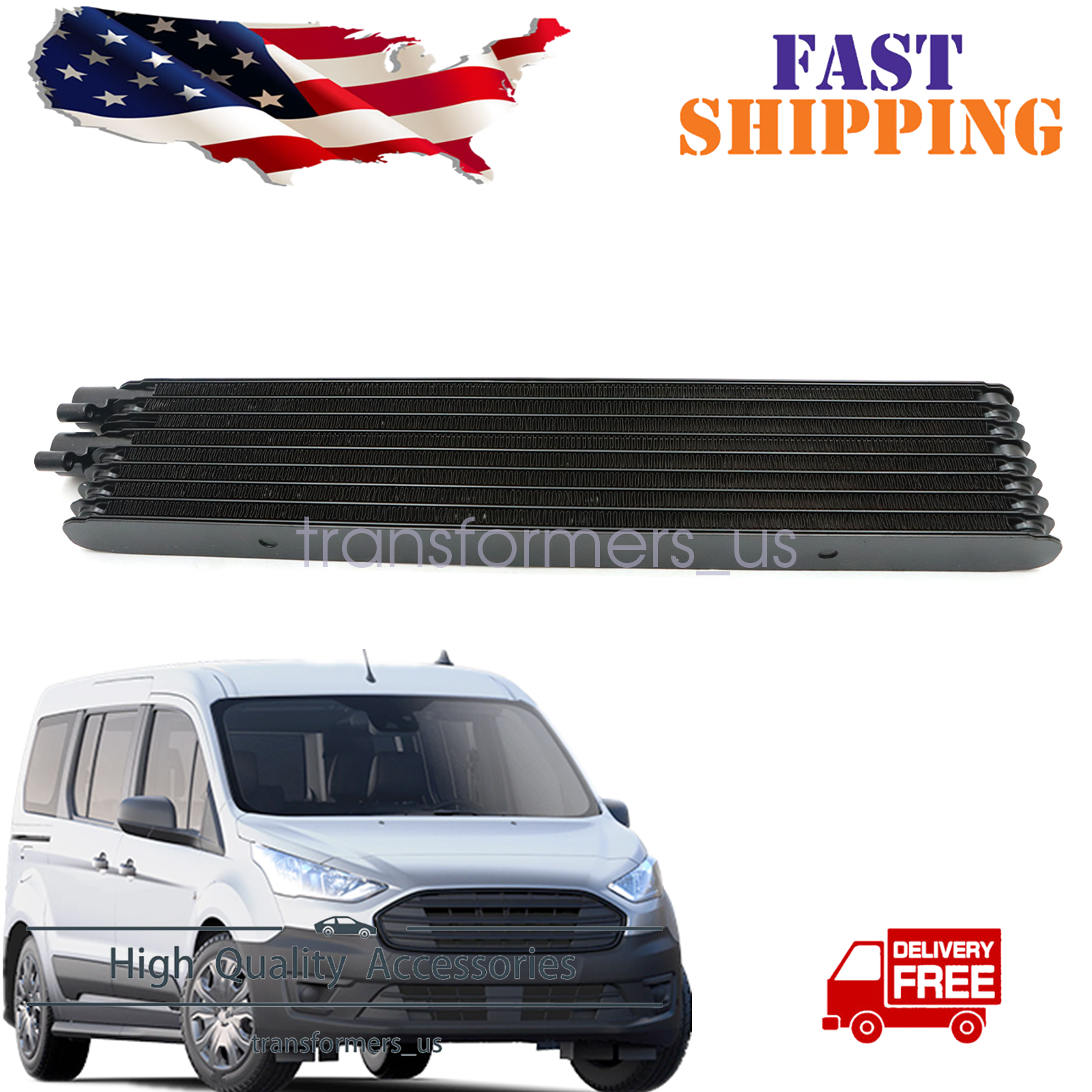 Transmission Oil Cooler For Ford Transit Connect Lincoln MKC Escape 2017-2019