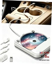Portable CD Player for Car, Plug and Play with USB/AUX Port External CD